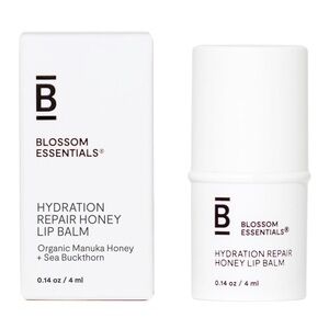 BLOSSOM ESSENTIALS ~~Hydration Repair Honey Lip Balm .14 oz 4 ml Bnib!
